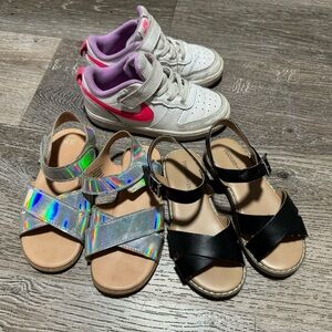 Toddler Girls Sneaker And Sandals- Size: 10